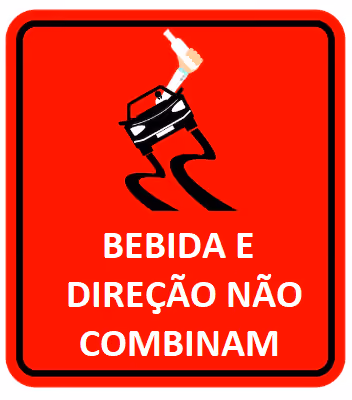 Campanha do Maio Amarelo Top Elétrica - bebida