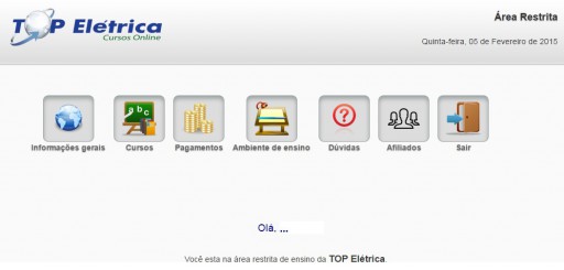 Ambiente de Ensino curso NR10 Online