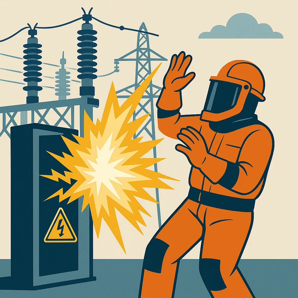 Proteção contra arco elétrico em subestações