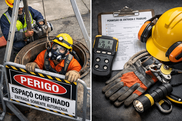 procedimentos de entrada segura em espaços confinados
