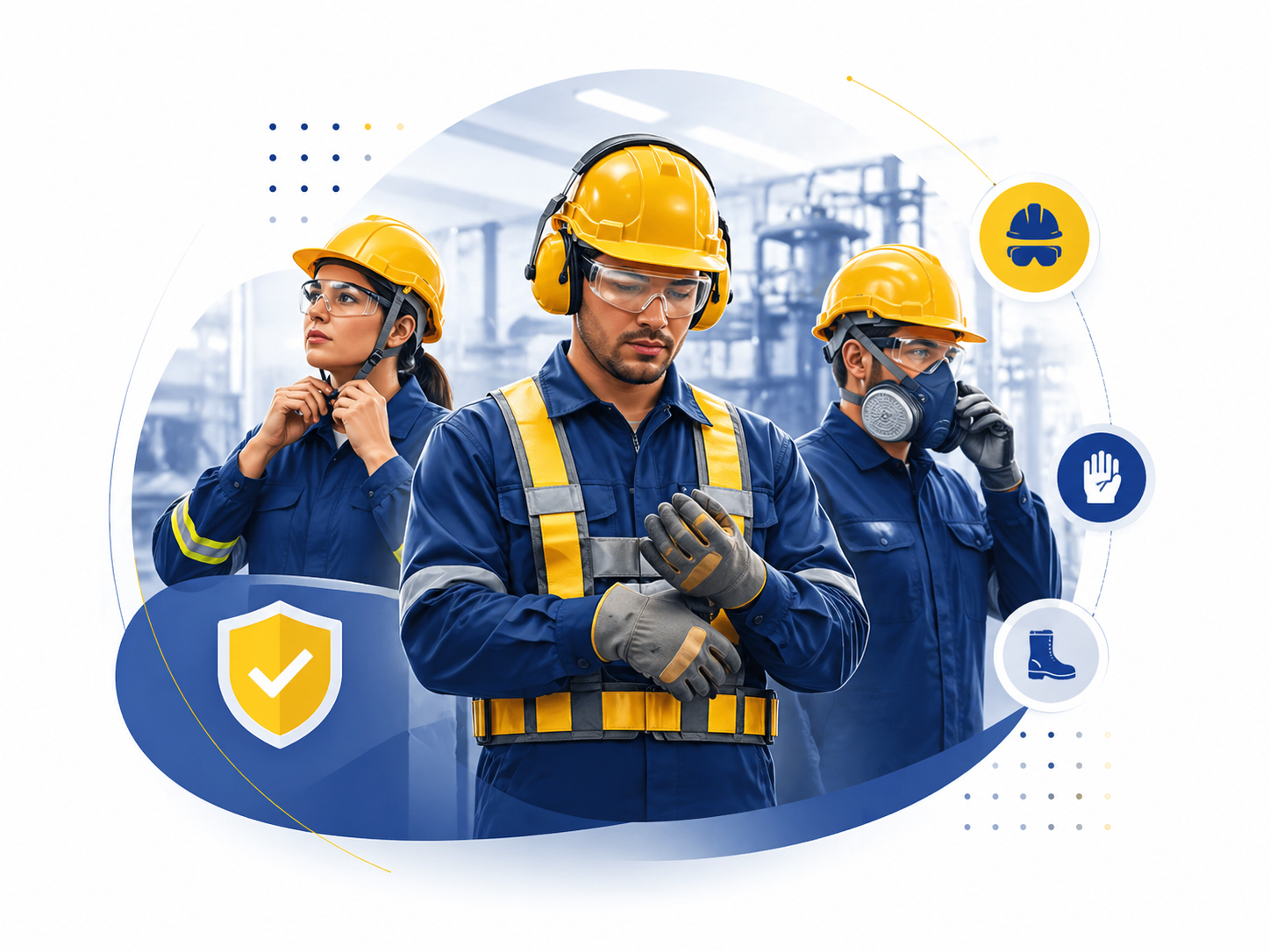 Ilustração do curso NR06 EPI