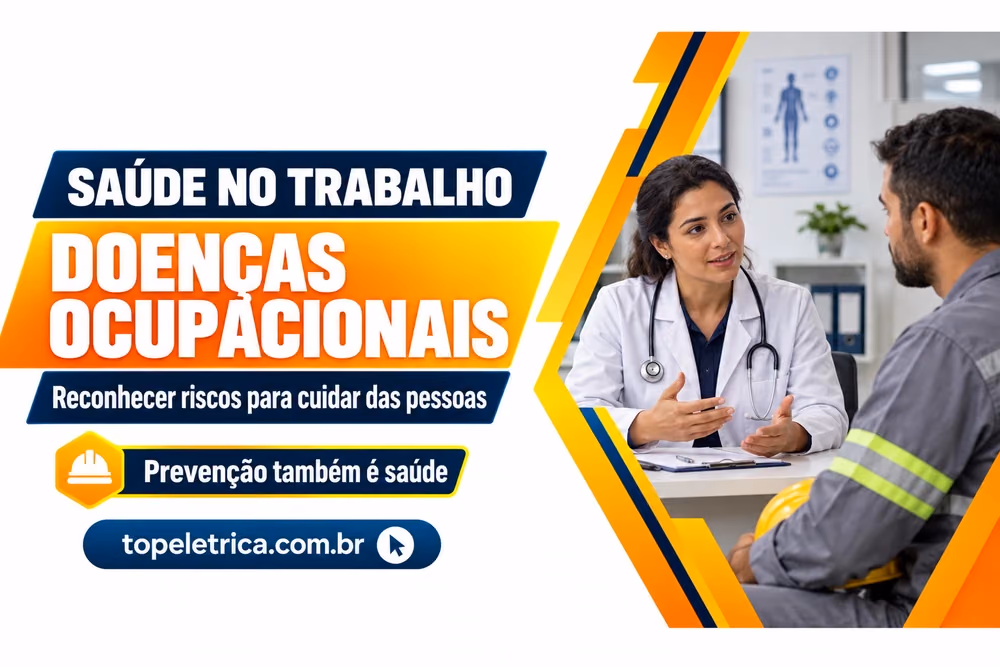 DOENÇAS OCUPACIONAIS: Reconhecer riscos para cuidar das pessoas. Fotografia ilustrativa de atendimento de saúde ocupacional.