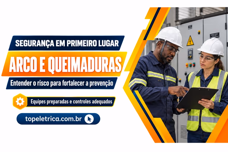 Queimaduras por Arco Elétrico: Causas, Riscos e Consequências