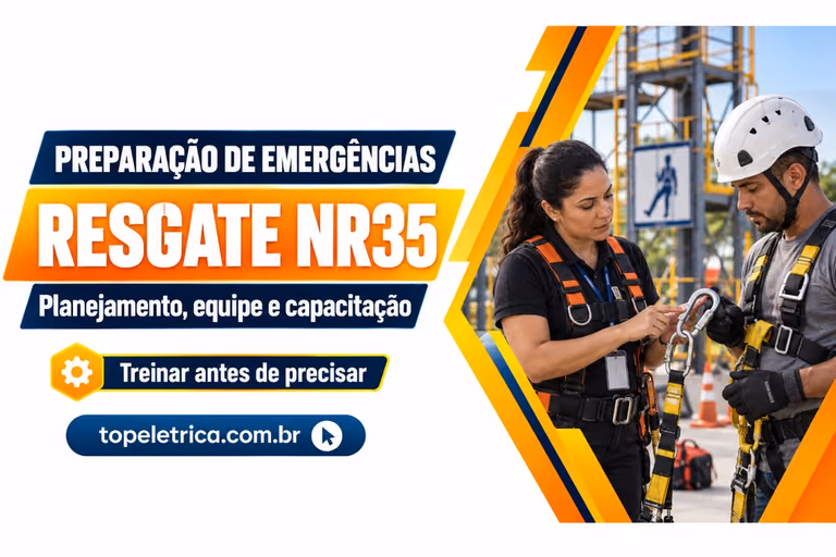 Técnicas de Resgate em Altura: planejamento, execução e capacitação NR-35