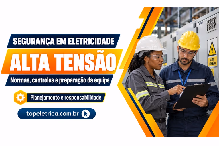 Normas de segurança para trabalhos com alta tensão